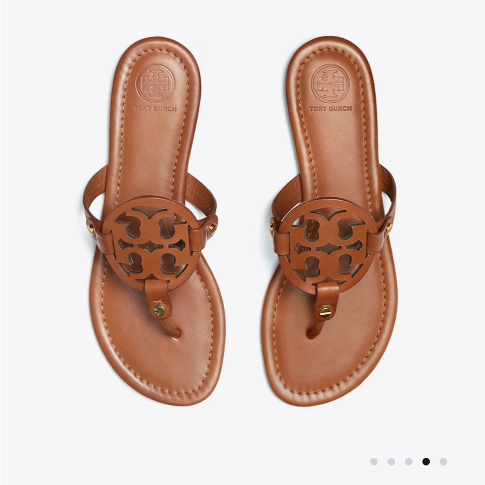 Tory Burch Miller Sandals, Vintage Vachetta